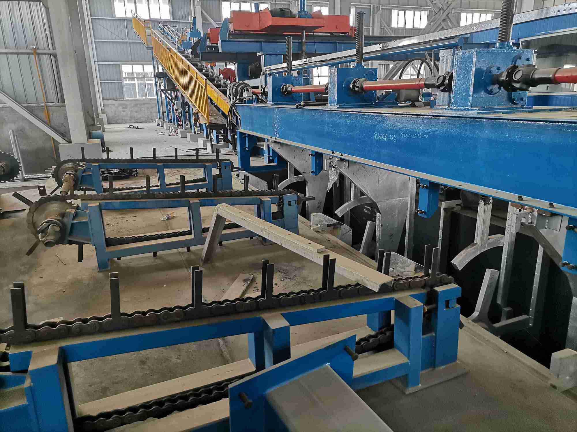 Línea de galvanizado por soplado