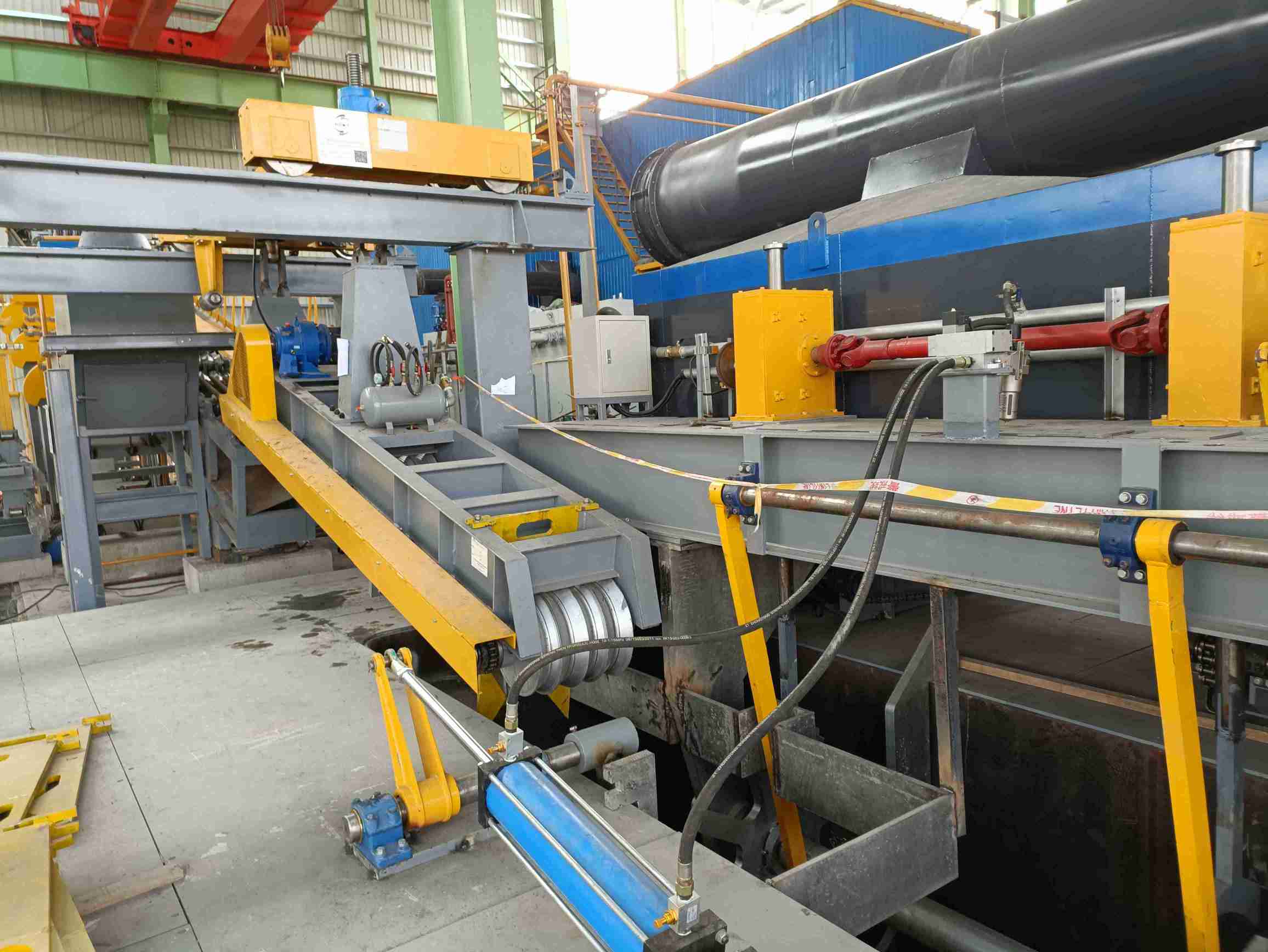 Línea de galvanizado por soplado