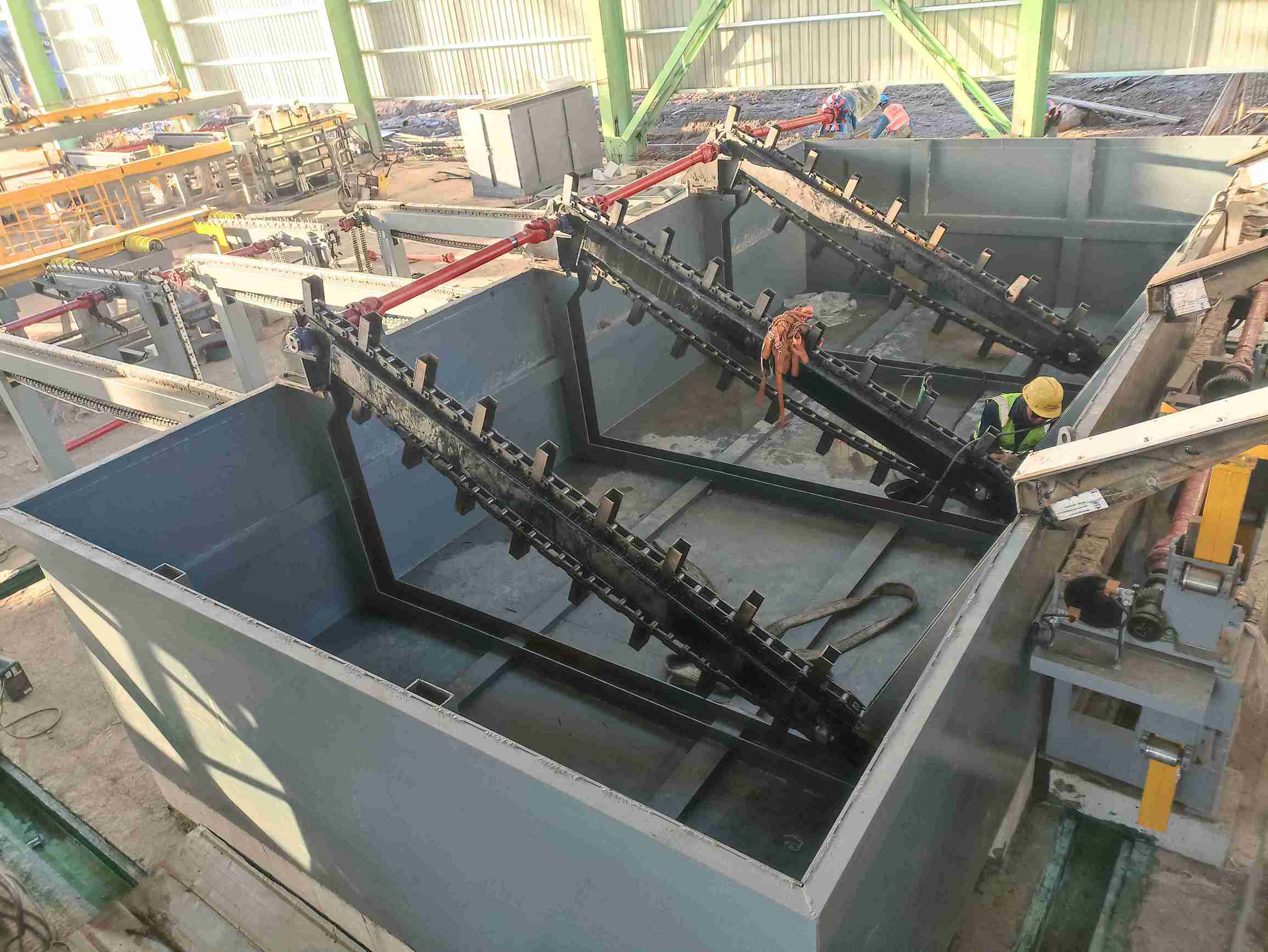 Línea de galvanizado por soplado